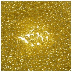 Бисер круглый "Ideal", цвет: зеленый прозрачный (110), размер 10/0, 50 грамм