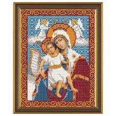 Набор для вышивания бисером "Богородица Достойно Есть", 18x23 см, арт. С9011 Nova Sloboda