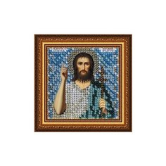 Рисунок на ткани для вышивания бисером "Святой Иоанн Предтеча", 6,5x6,5 см, арт. 4083 Вышивальная Мозаика