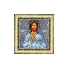 Рисунок на ткани для вышивания бисером "Святой Алексий, человек Божий", 6,5x6,5 см, арт. 4084 Вышивальная Мозаика