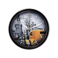 Часы TROYKA РЕТРО АВТО 91900929 настенные черный Тройка