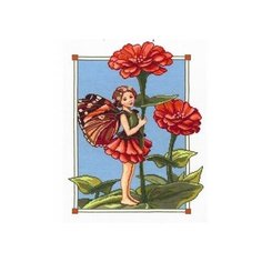 Набор для вышивания мулине "Цветочная фея" (счетный крест), 33х43 см, арт. А-0042 Nitex