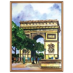 Набор для вышивания бисером Абрис Арт "Триумфальная арка", 32х46 см, арт. AB-207 Abris ART