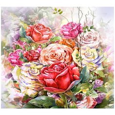 Фотообои/L КоллекцияЦветы живопись 300х270 см Divino