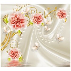 Фотообои/P коллекцияЖемчуг на шелке 300х270 Divino