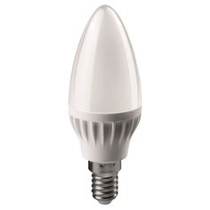 Лампа светодиодная 71 628 OLL-C37-6-230-2.7K-E14-FR 6Вт свеча 2700К тепл. бел. E14 450лм 176-264В ОНЛАЙТ 71628 (упаковка 10 шт)