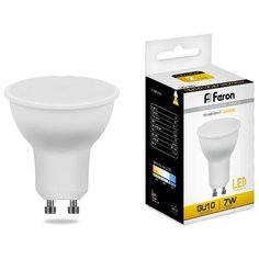 Лампа светодиодная Feron LB-26 GU10 7W 2700K (упаковка 10 шт)