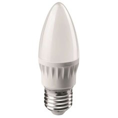 Лампа светодиодная 71 630 OLL-C37-6-230-2.7K-E27-FR 6Вт свеча 2700К тепл. бел. E27 450лм 176-264В ОНЛАЙТ 71630 (упаковка 10 шт)