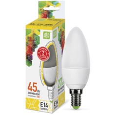 Лампа светодиодная LED-свеча-standard 5Вт 160-260В Е14 3000К 450Лм ASD 4690612002200 (упаковка 10 шт)