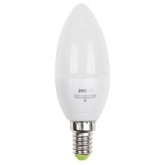 Лампа светодиодная PLED-ECO-C37 5Вт свеча 3000К тепл. бел. E14 400лм 220-240В JazzWay 1036834A (упаковка 10 шт)