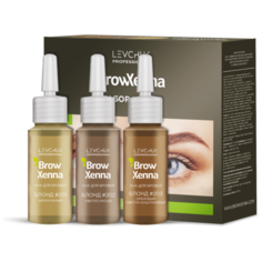 BrowXenna Набор хны для бровей во флаконе 3 шт. блонд