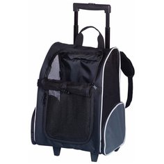 Тележка-переноска для кошек и собак Nobby PILAR 35х27х49 см черный/серый