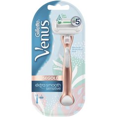Venus Extra Smooth Sensitive RoseGold Бритвенный станок, 1 шт.