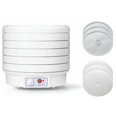 Сушилка ВолТера 1000 Люкс (с 3 сетчатыми и 3 поддонами для пастилы) белый