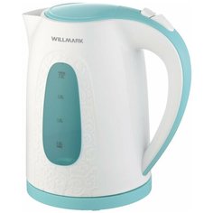 Чайник Willmark WEK-2009P, белый/голубой