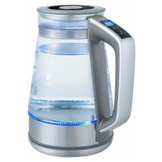 Электрический чайник Pioneer KE815G из термостойкого стекла с сенсорным управлением, 1,7 л, контроллер STRIX, светодиодная подсветка, 2200 Вт