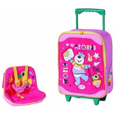 ZAPF CREATION BABY BORN 828-441 TROLLEY БЭБИ БОРН ЧЕМОДАН С КРЕСЛОМ ДЛЯ КУКЛЫ