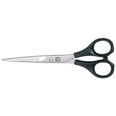 Прямые ножницы парикмахерские DEWAL Easy Step 6.0 2117/6, серебристый/черный