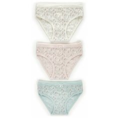 Трусики BAYKAR 3 шт., размер 158/164, молочный/розовый/голубой