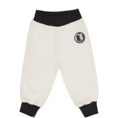 Брюки lucky child размер 18 (56-62), молочный