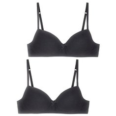 Бюстгальтер BAYKAR 2 шт., размер 98/104, черный