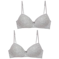 Бюстгальтер BAYKAR 2 шт., размер 14-16, серый