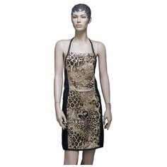 Фартук для мастеров DEWAL Леопард черный