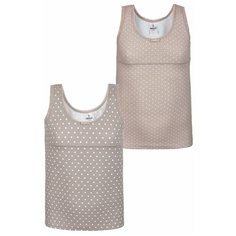 Майка BAYKAR 2 шт., размер 6, темно-бежевый