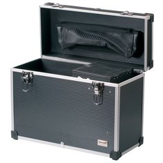 Чемодан для парикмахерских инструментов "Dewal", цвет серый, 45x20,5x36 см