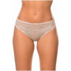 Empreinte Трусы слипы Melody средней посадки кружевные, размер 52, gold