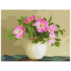 Картина по номерам "Бузин. Цветы шиповника", 30x40 см Molly