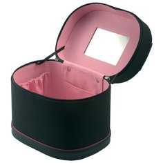 Сумка для парикмахерских инструментов "Dewal", черно-розовая, 25x18x20,5 см