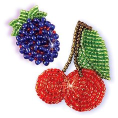 Набор для изготовления украшения-патча Клевер "Вишня и ежевика", арт. АФ 10-084