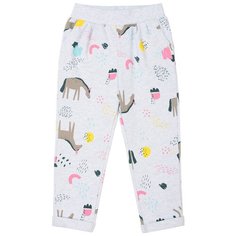 Брюки crockid КР 4809 размер 80, светло-серый меланж/волшебные лошадки