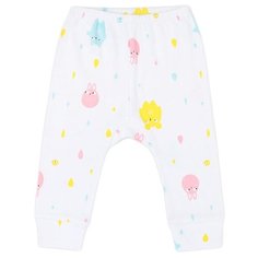 Брюки crockid К 4718 размер 62, веселый дождик на белом