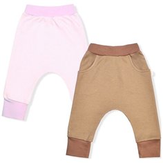 Брюки LEO 1001А-25 размер 92, розовый/коричневый Лео