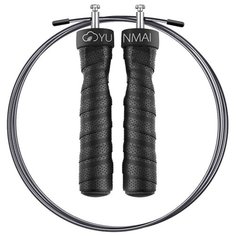 Скоростная скакалка утяжелённая с подшипником Xiaomi Yunmai Sports Jump Rope YMHR-P701 черный 340 см