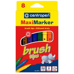 Centropen Набор фломастеров Brush (8773), 8 шт.