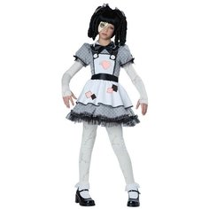 Костюм California Costumes Привидение куклы 00472, белый/серый, размер S (6-8 лет)