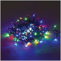 Гирлянда Золотая сказка Стандарт 500 см, 100 ламп, мультицвет/зеленый провод