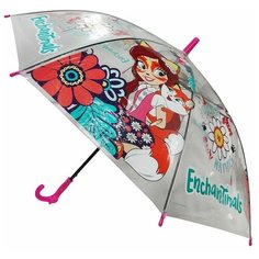 Зонт Играем вместе розовый/красный/зеленый