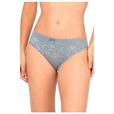 Empreinte Трусы слипы Melody средней посадки кружевные, размер 48, голубой