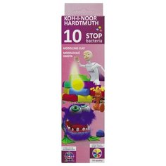 Пластилин KOH-I-NOOR Stop Bacteria 10 цветов (131810)