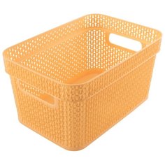 Корзина прямоугольная Ajur 11л шафран Bran Q