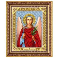 Б1015 Набор для вышивания бисером Паутинка Ангел Хранитель, 25*20 см