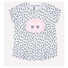 Футболка crockid, размер 134, светло-серый меланж