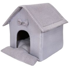 Домик для собак и кошек HutPets LittleHouse 45х40х45 см Gray Peas