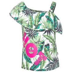 Майка Nota Bene, размер 128, белый/зеленый