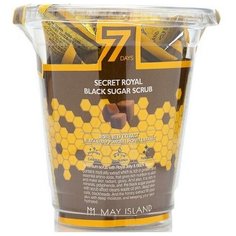 MAY ISLAND скраб 7 Days Secret Royal Black Sugar Scrub 5 г 12 шт.