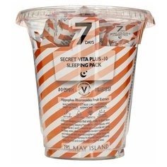 MAY ISLAND Витаминизированная ночная маска 7 Days Secret Vita Plus -10 Sleeping Pack, 5 г, 12 шт.